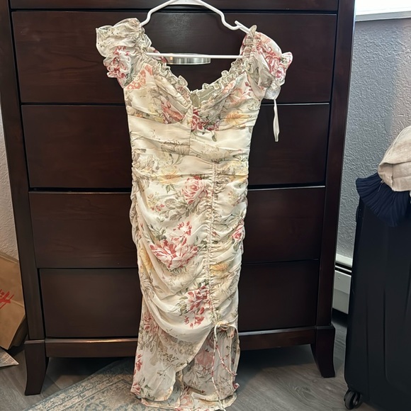 TOGETHER ALWAYS MIDI DRESS FLORAL - Picture 3 of 4